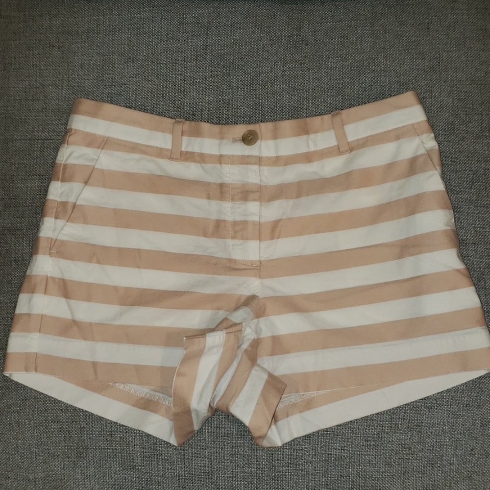 Striped High Waisted Shorts